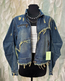 Barrel Sleeve Denim Jacket