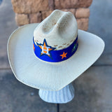 Straw Astros Cowboy Hat