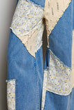Denim Patchwork Pants