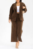 Chocolate Corduroy Set