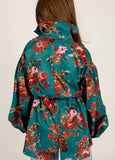 Girls Teal Windbreaker