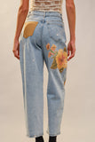 Flower Patch Barrel Jean