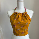 Quilted Reversible Halter Tops