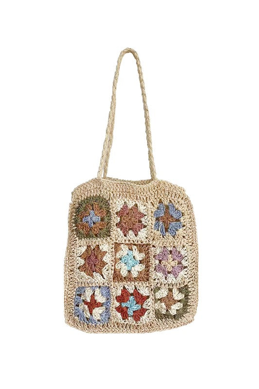 Crochet Straw Handbags