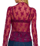 Lace Layering Top - Wine