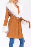 Fur Trench Coat