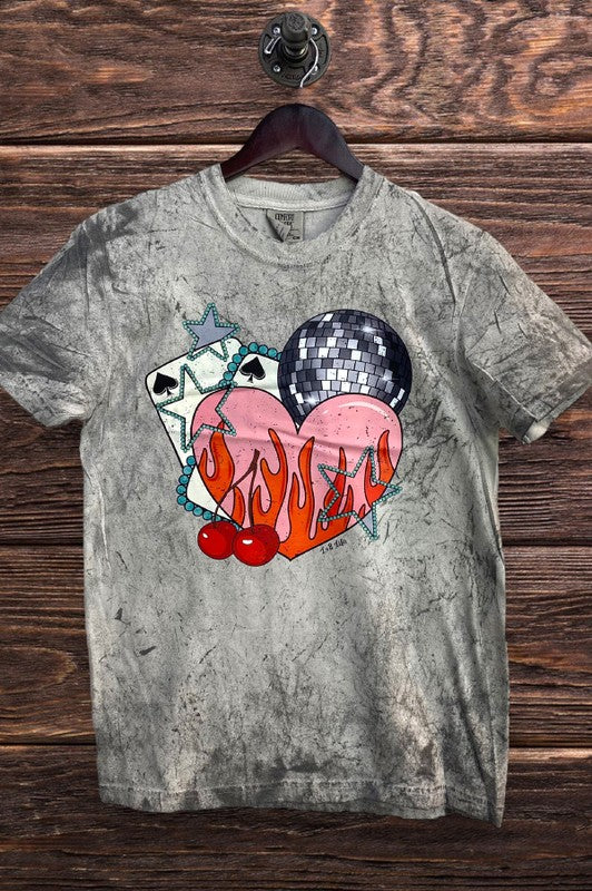Heart on Fire Graphic Tee