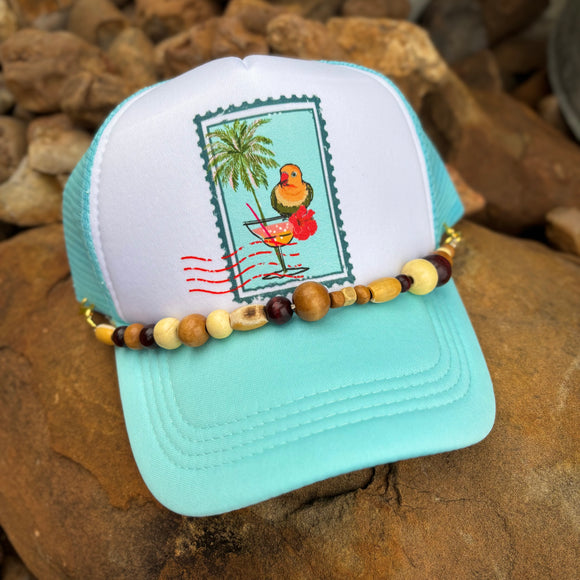 Summer Stamp Trucker Hat