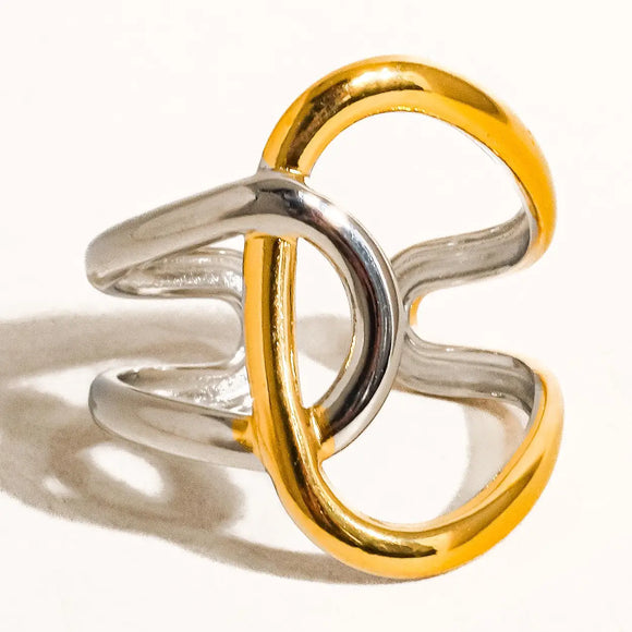 18K Two Tone Ring