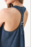 Buckle Denim Dress