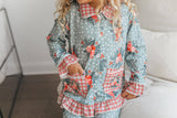 Girls Holly Berry PJ Set