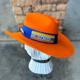 Orange HTX Cowboy Hat