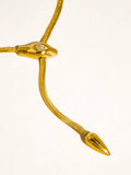 18K Serpent Lariat Necklace