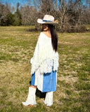 Ivory Fringe Cardigan