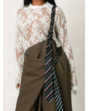 One Shoulder Tie Overalls