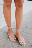 Golden Wrap sandals