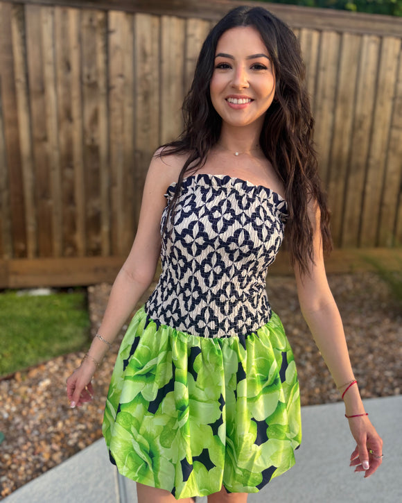 Tropical Tube Dress