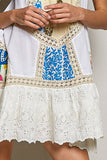 Boho Lace Mini Dress