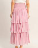 Rose Tiered Skirt