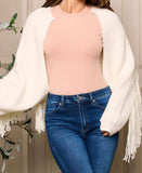 Ivory Fringe Cardigan