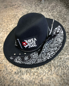 Black Bandana Hat