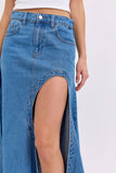 Abstract Maxi Skirt