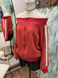 Off the Shoulder Sweatshirt