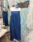 Denim Maxi Skirt
