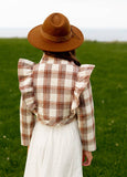 Ellie Plaid Girls Jacket