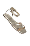 Golden Wrap sandals