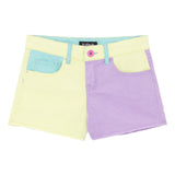 Girls Color Block Shorts