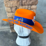 Orange HTX Cowboy Hat