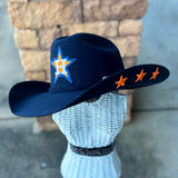 Navy HTX Cowboy Hat