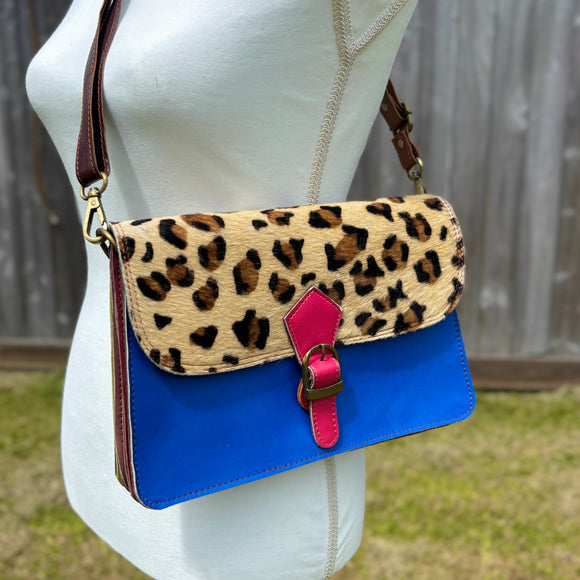 Bright Leopard Purse