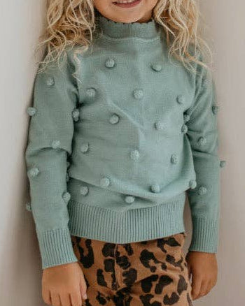 Girls Teal Sweater