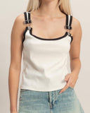 Buckle Strap Tank Top