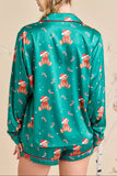 Santa Teddy Pajama Set