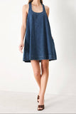 Buckle Denim Dress