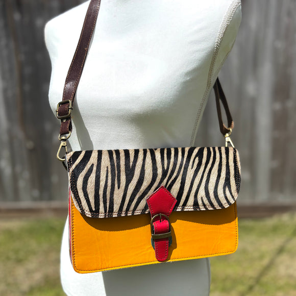 Bright Zebra Purse