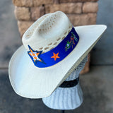 Straw Astros Cowboy Hat