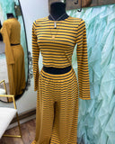 Striped Mustard Set