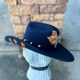 Navy HTX Cowboy Hat