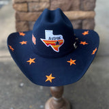 Navy Astros Cowboy Hat