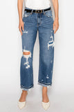 High Rise Straight Leg Jeans