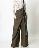 One Shoulder Tie Overalls