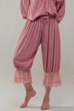 Dusty Rose Bloomer Pants
