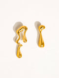 18K Mismatch Drip Earrings