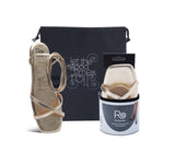 Golden Wrap sandals