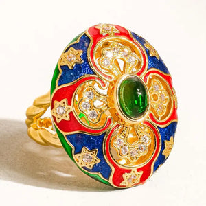 18K Vintage Statement Ring