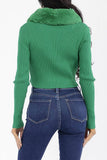 Emerald Fur Cardigan
